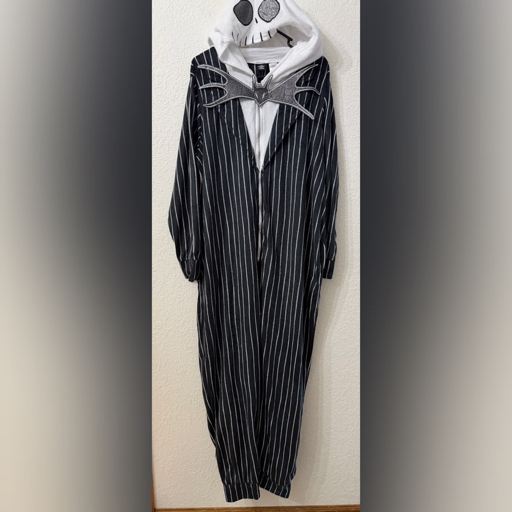 Disney The Nightmare Before Christmas Jack Skellington Onesie Costume Size 3X